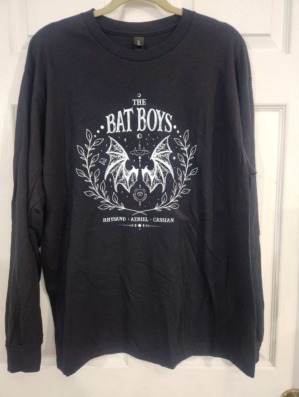 The Bat Boys Black Graphic Long Sleeve Tee From A Court Of Thorns And Roses